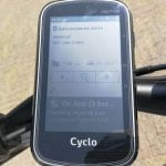 Mio Cyclo 405 smartphonemeldingen
